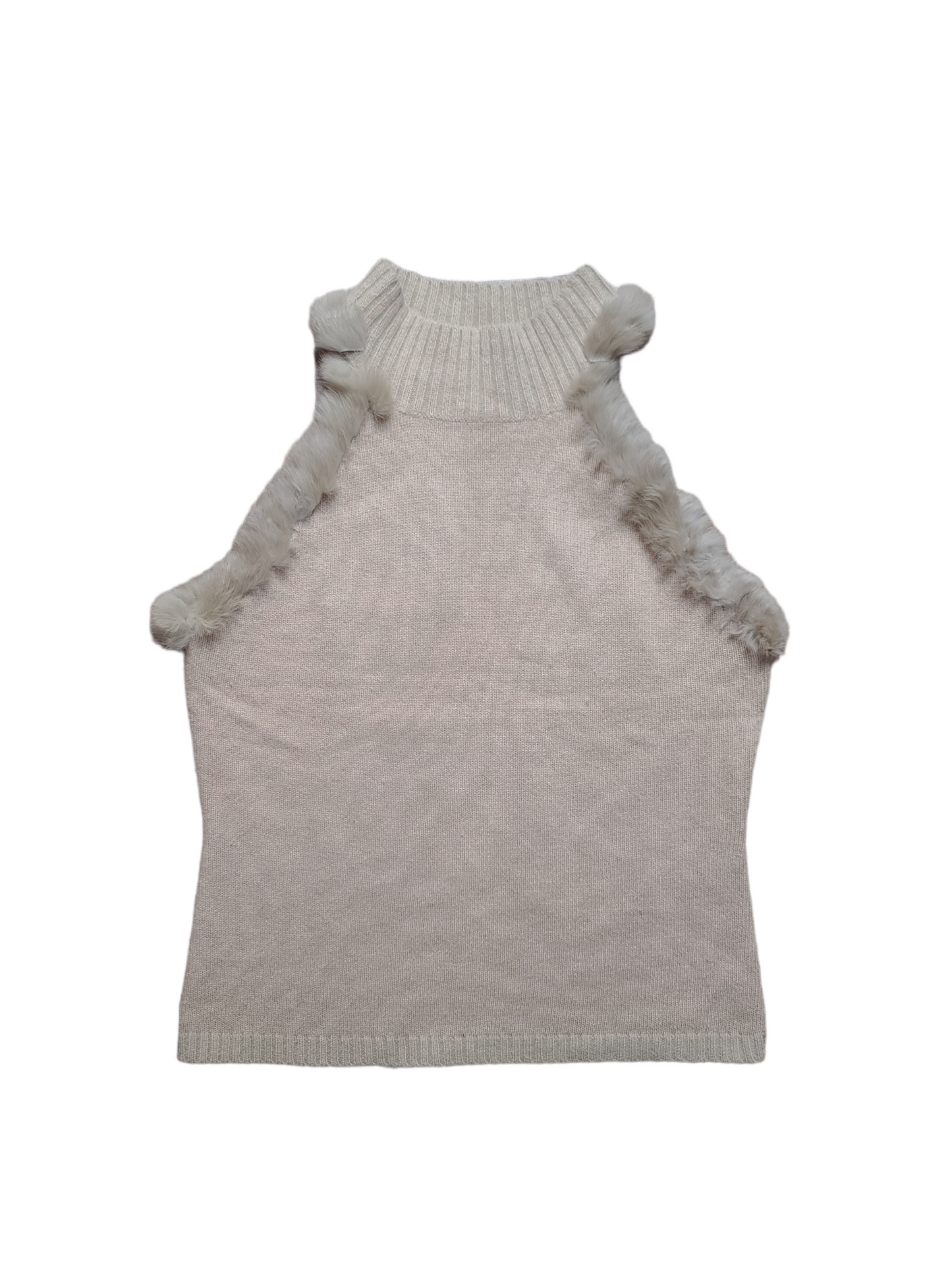 Vintage old money sleeveless sweater