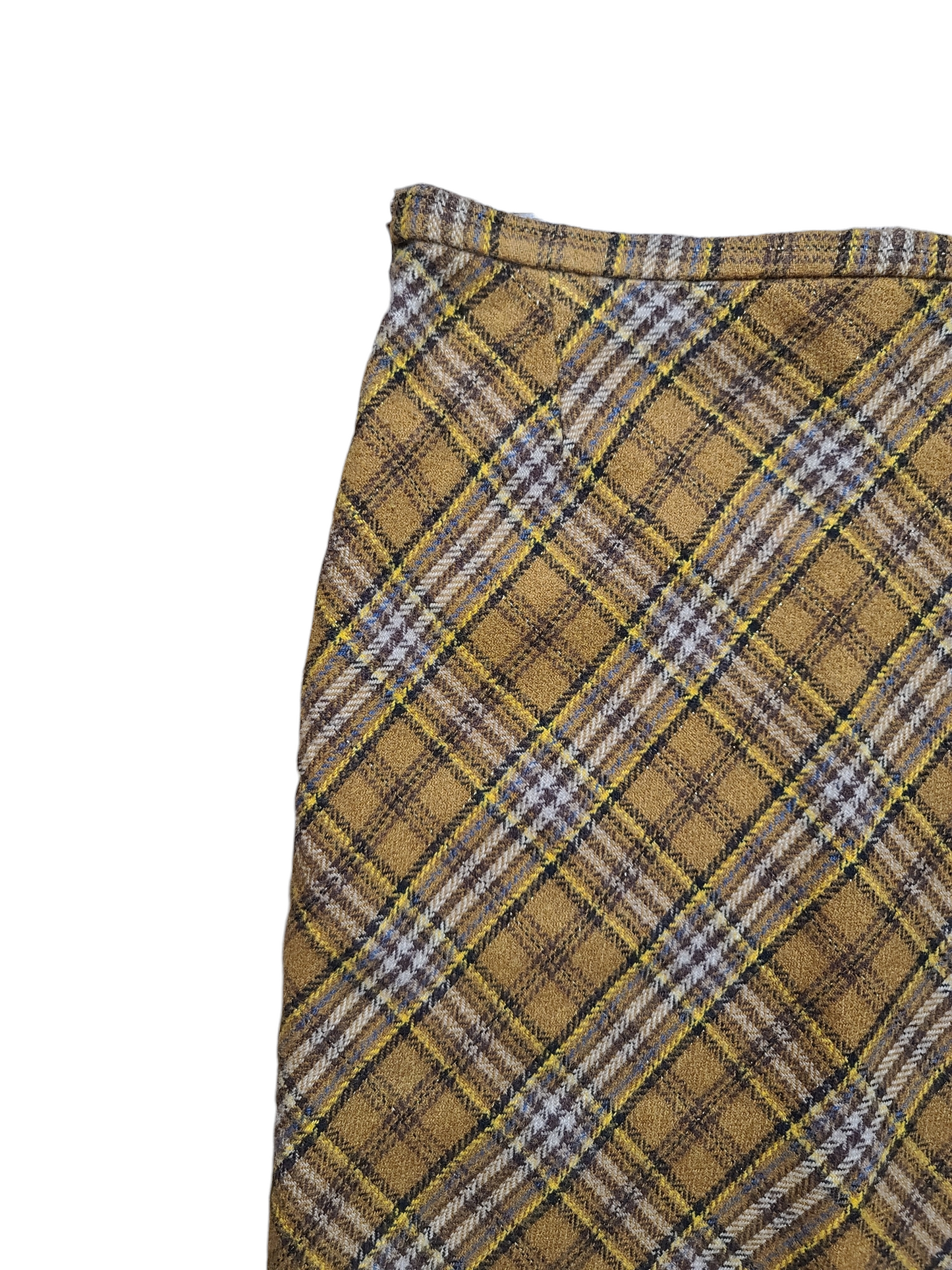 Vintage downtown plaid skirt