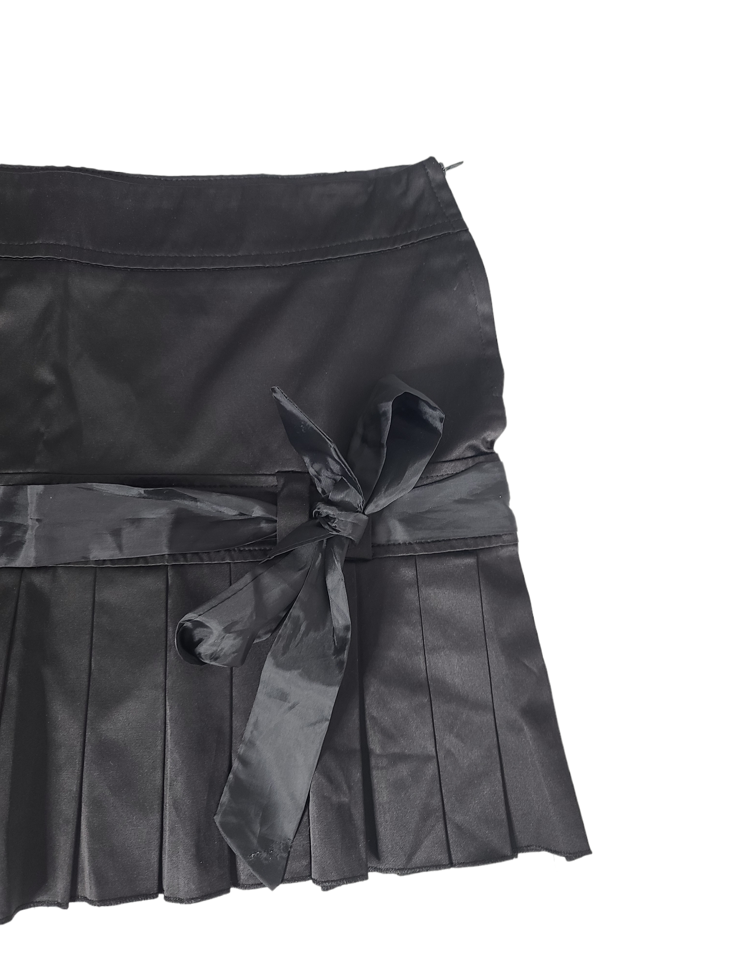 Y2k coquette pleated black mini skirt - zimfriperie