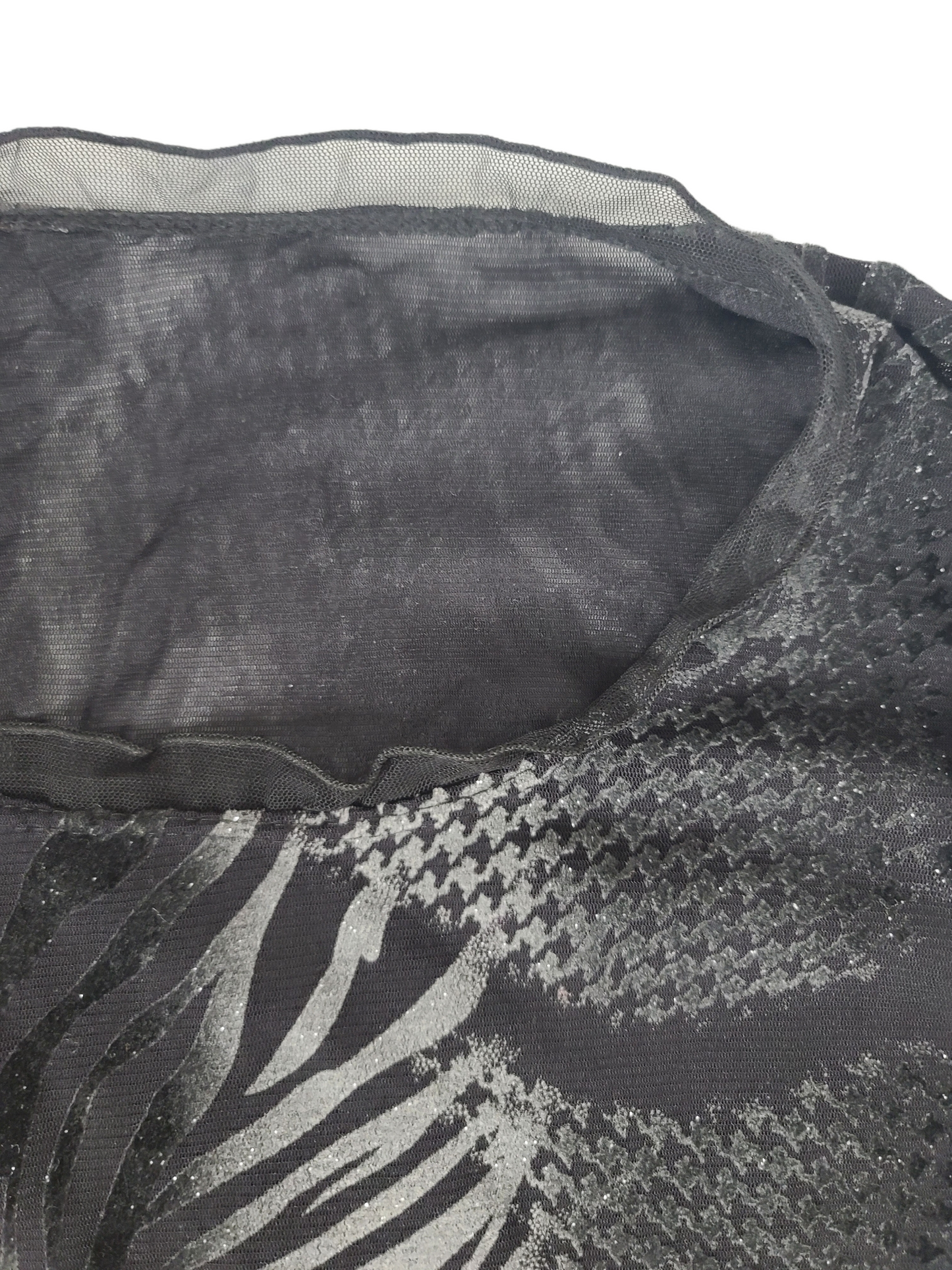 Y2k mesh fairy glitter top