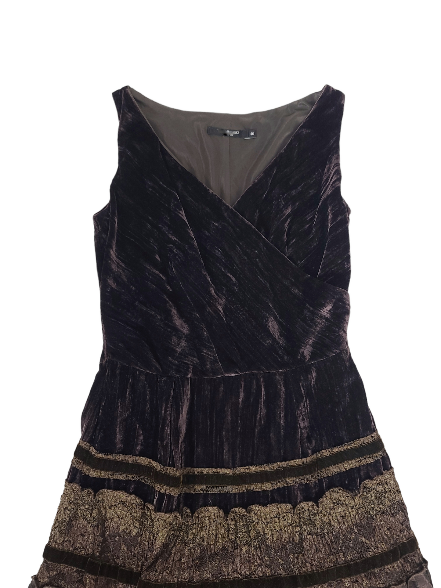 Romantic fairy dress in vintage velvet