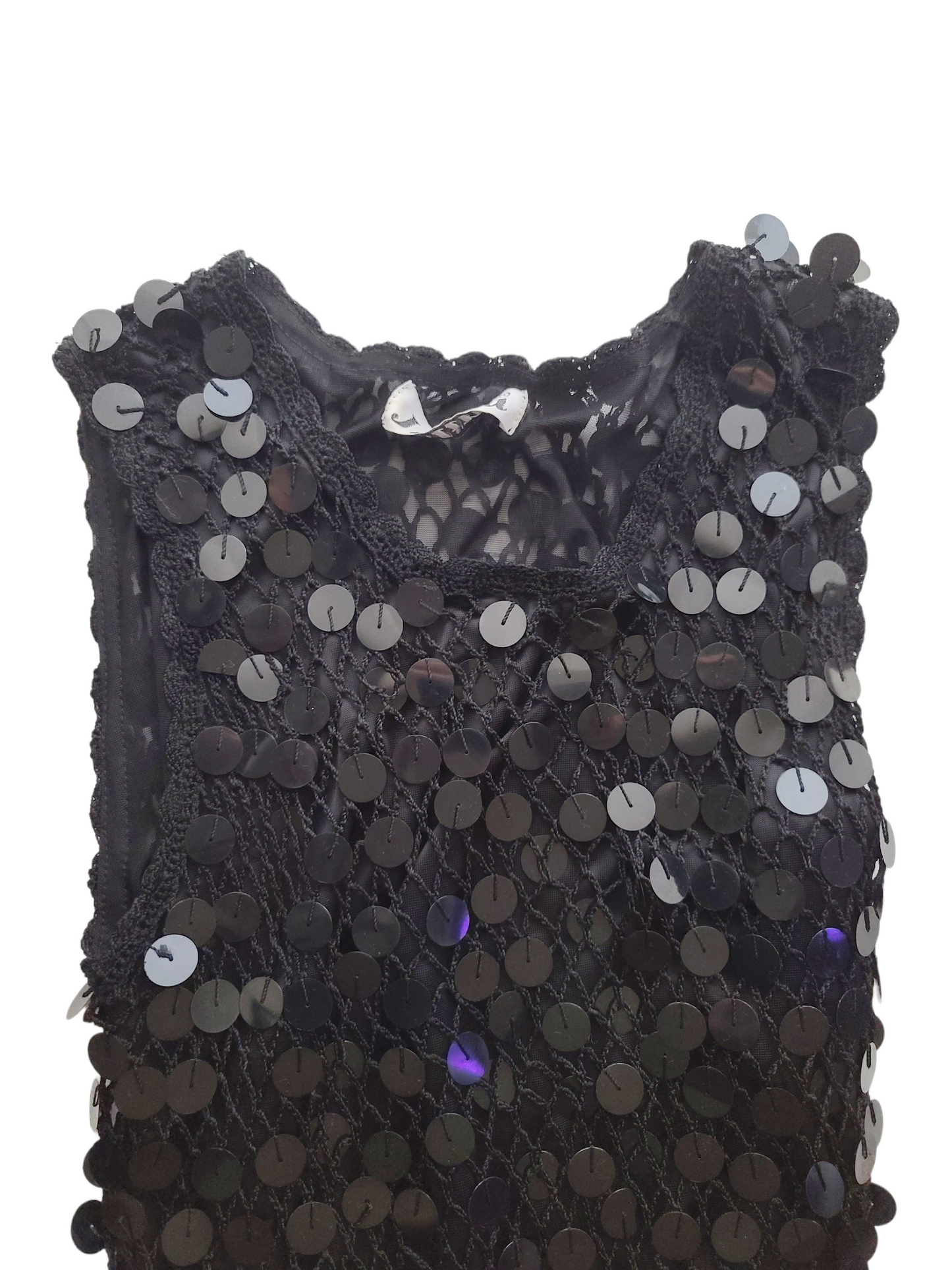 Long vintage y2k mcbling sequin dress