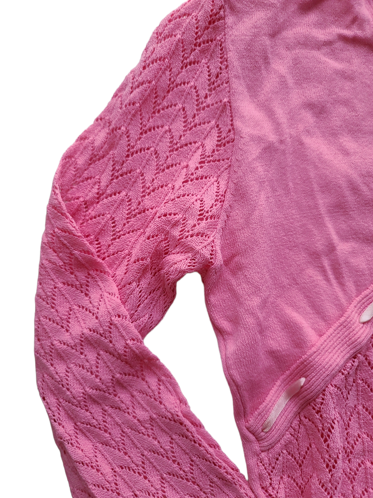 Y2k coquette pink sweater