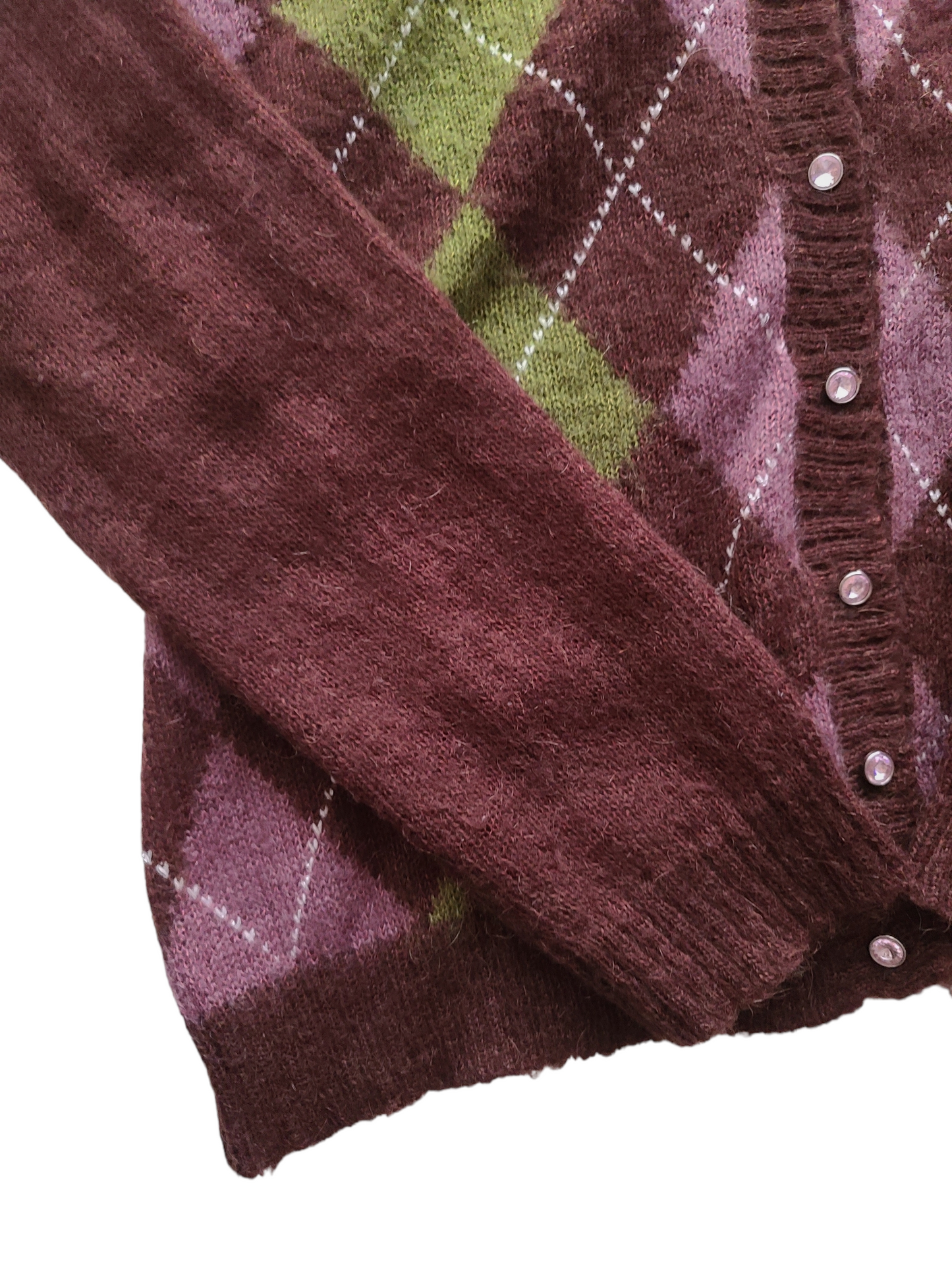 Vintage flirty jacquard cardigan