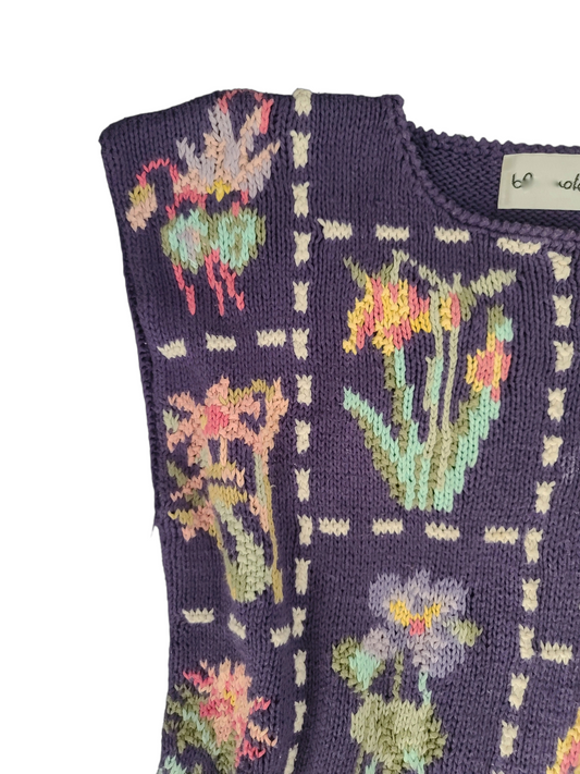 Vintage fairycore sleeveless sweater