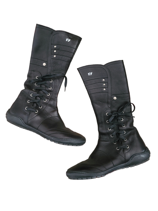 Boxer biker y2k cybery2k boots lace up grunge subversive basics rare