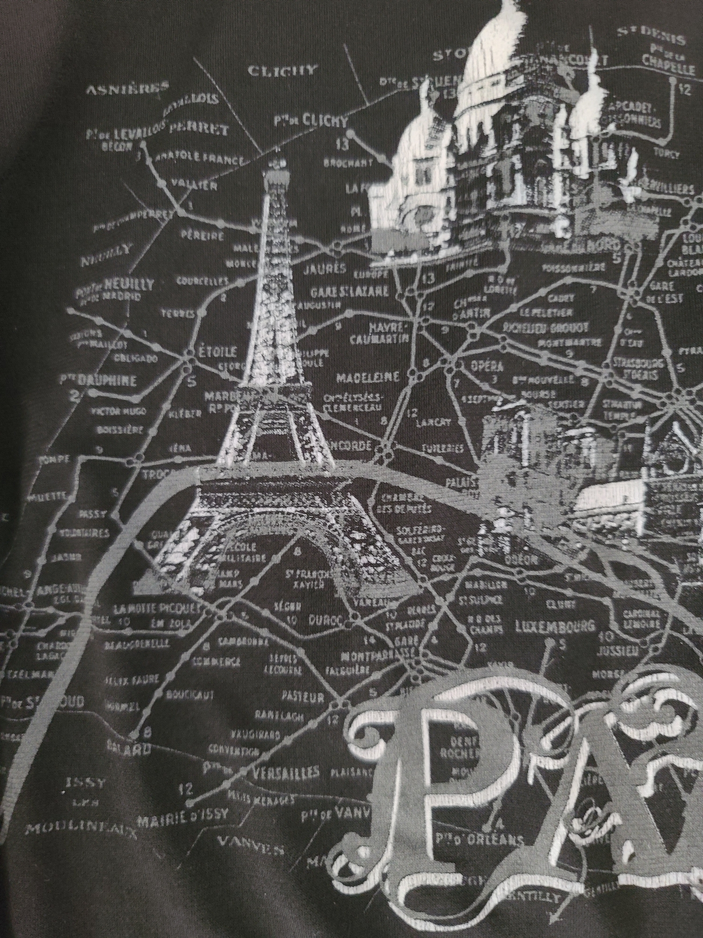 Y2k archive "Paris" tank top