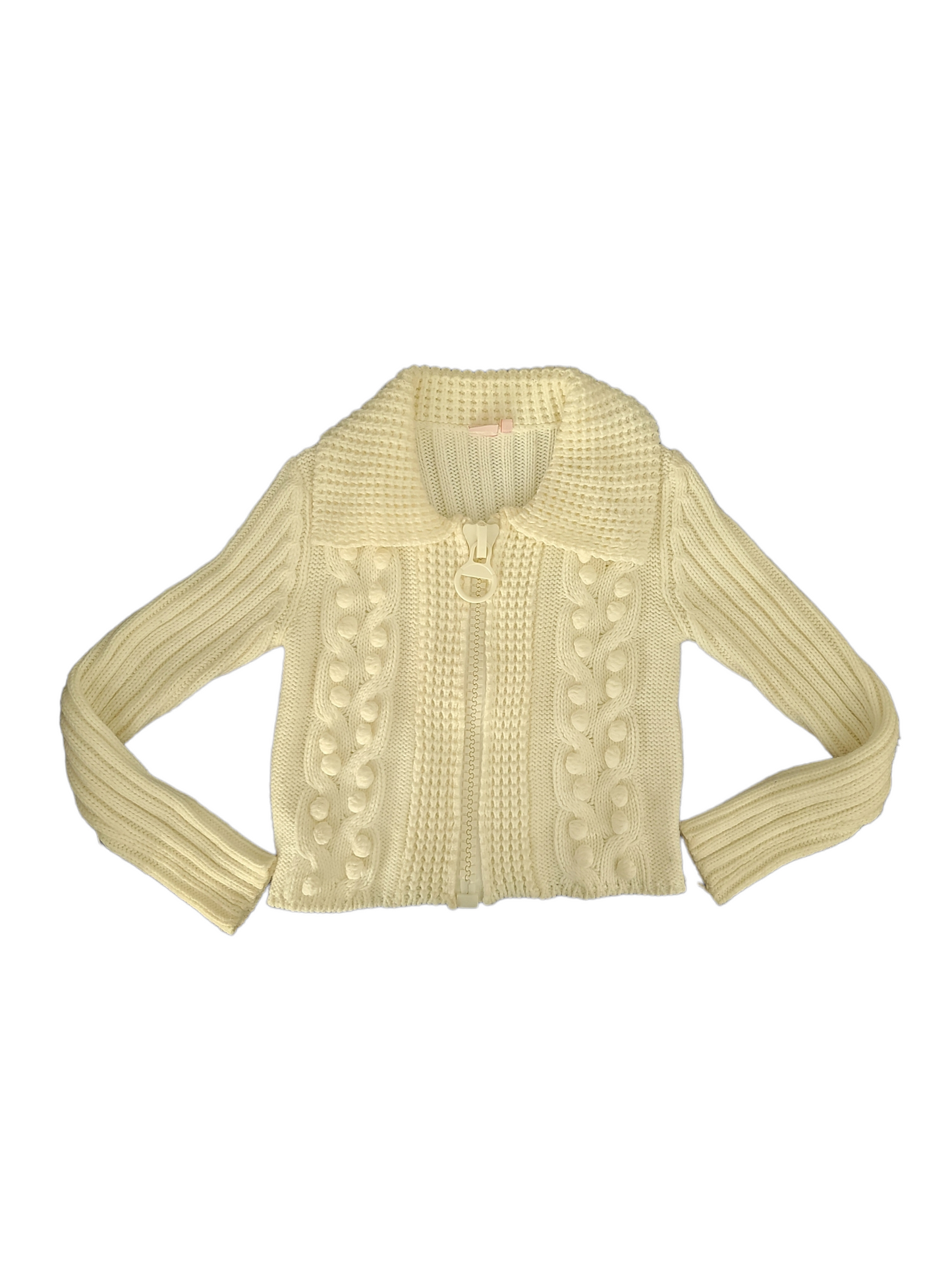 Ribbed sweater crochet knitted y2k cybery2k vintage harajuku cardigan 