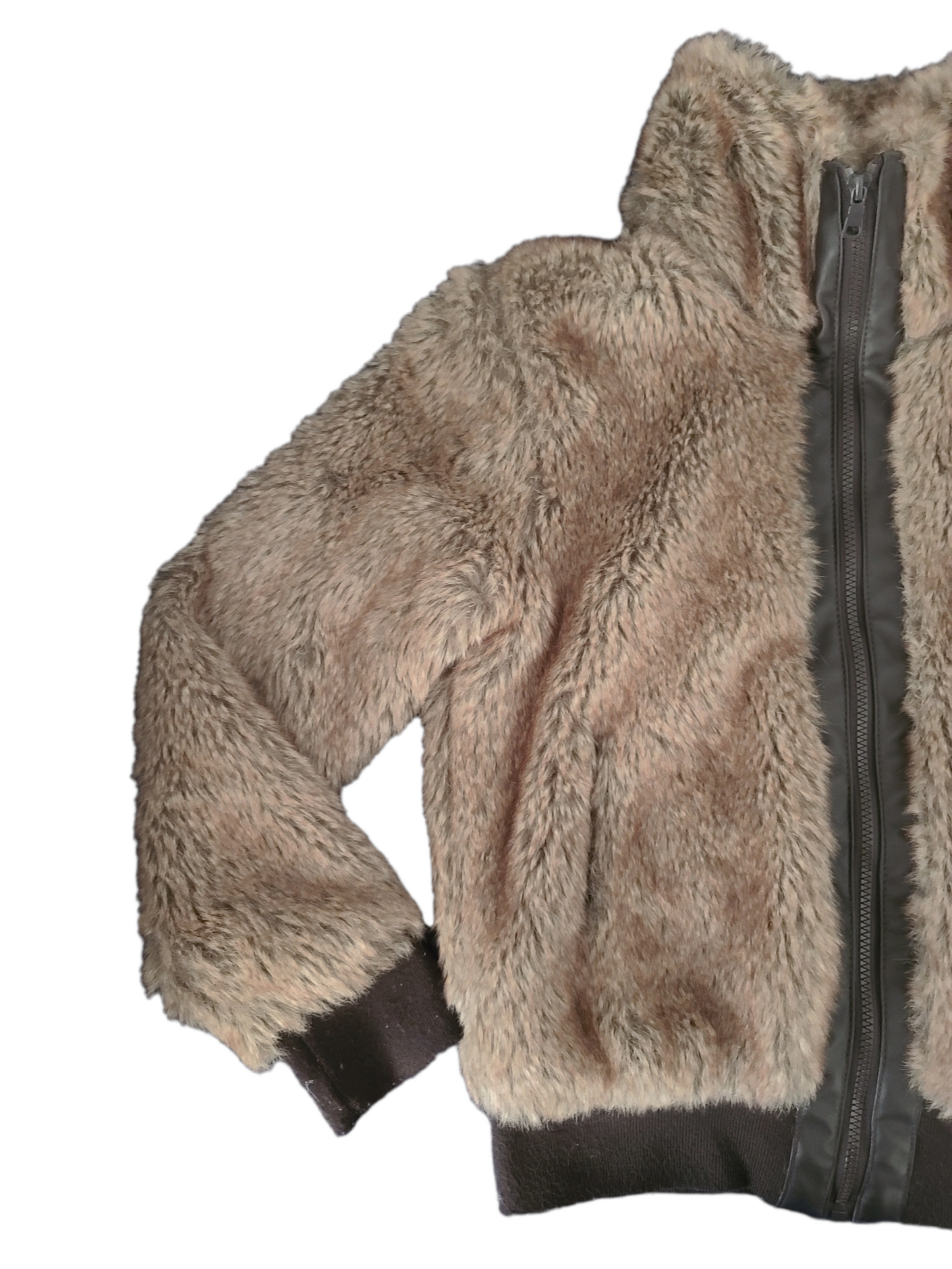 Vintage y2k faux fur jacket