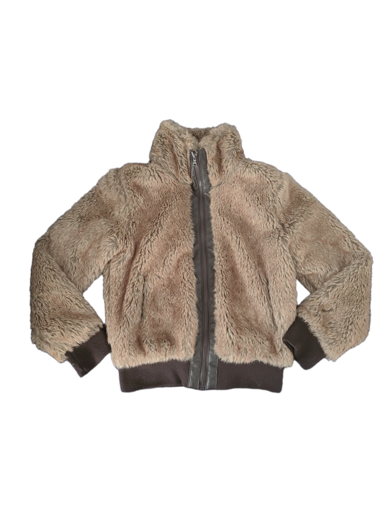 Faux fur jacket y2k mcbling bimbocore 