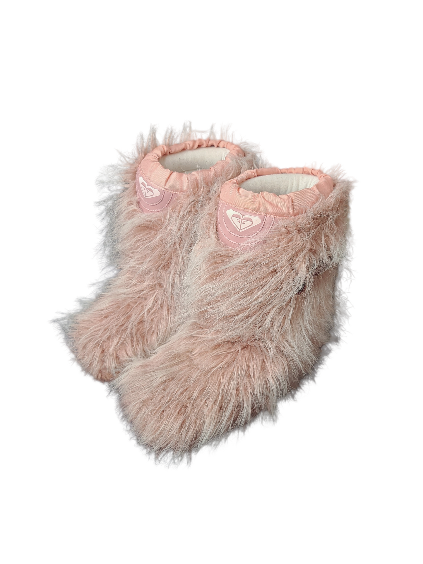 Roxy yeti boots 90s fluffy strawberry milk vintage collector cyber rave