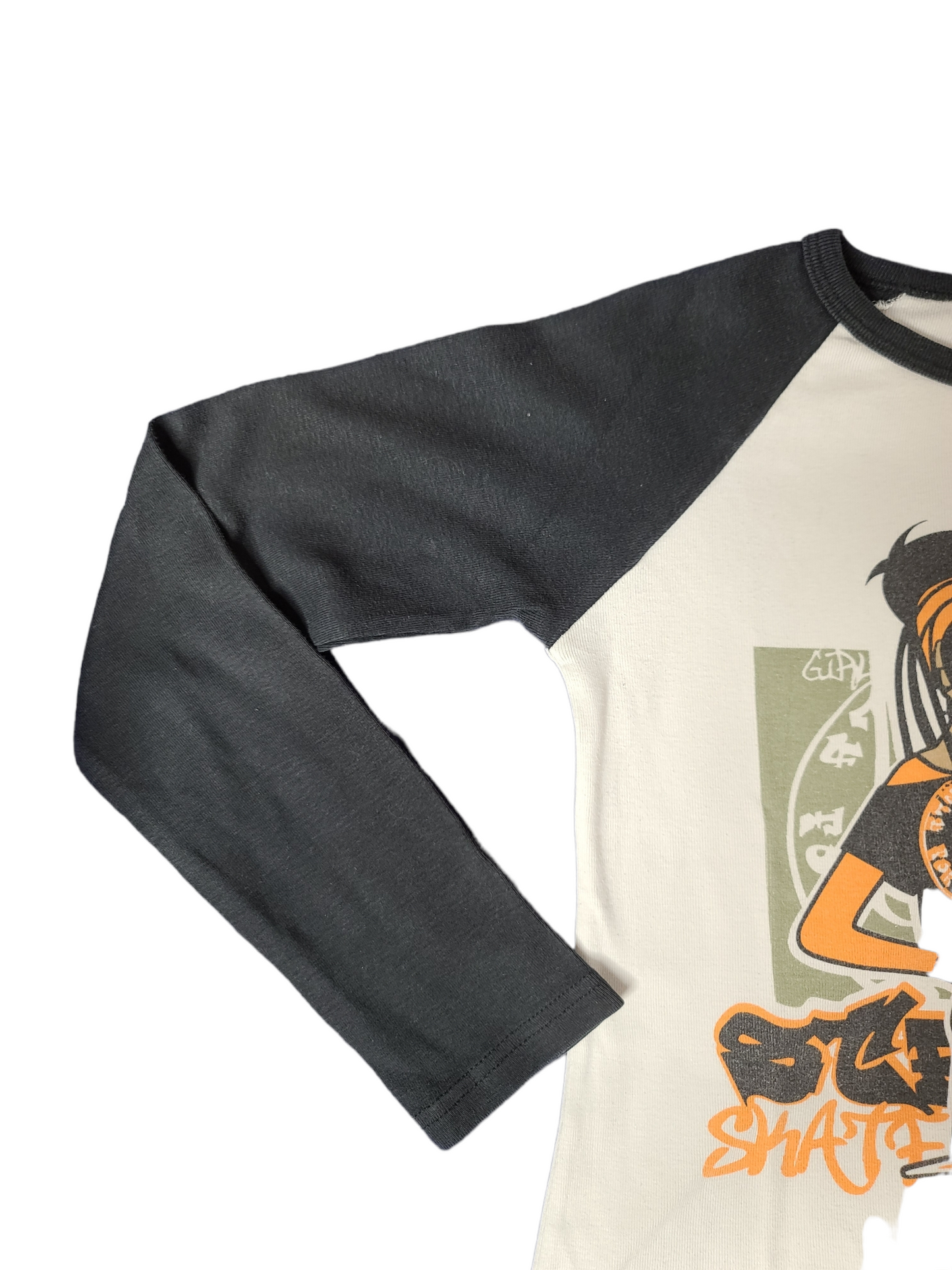 90s printed skater top