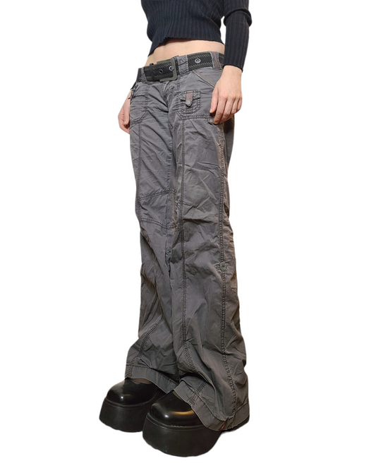 90s grunge low waist cargo pants taille basse 