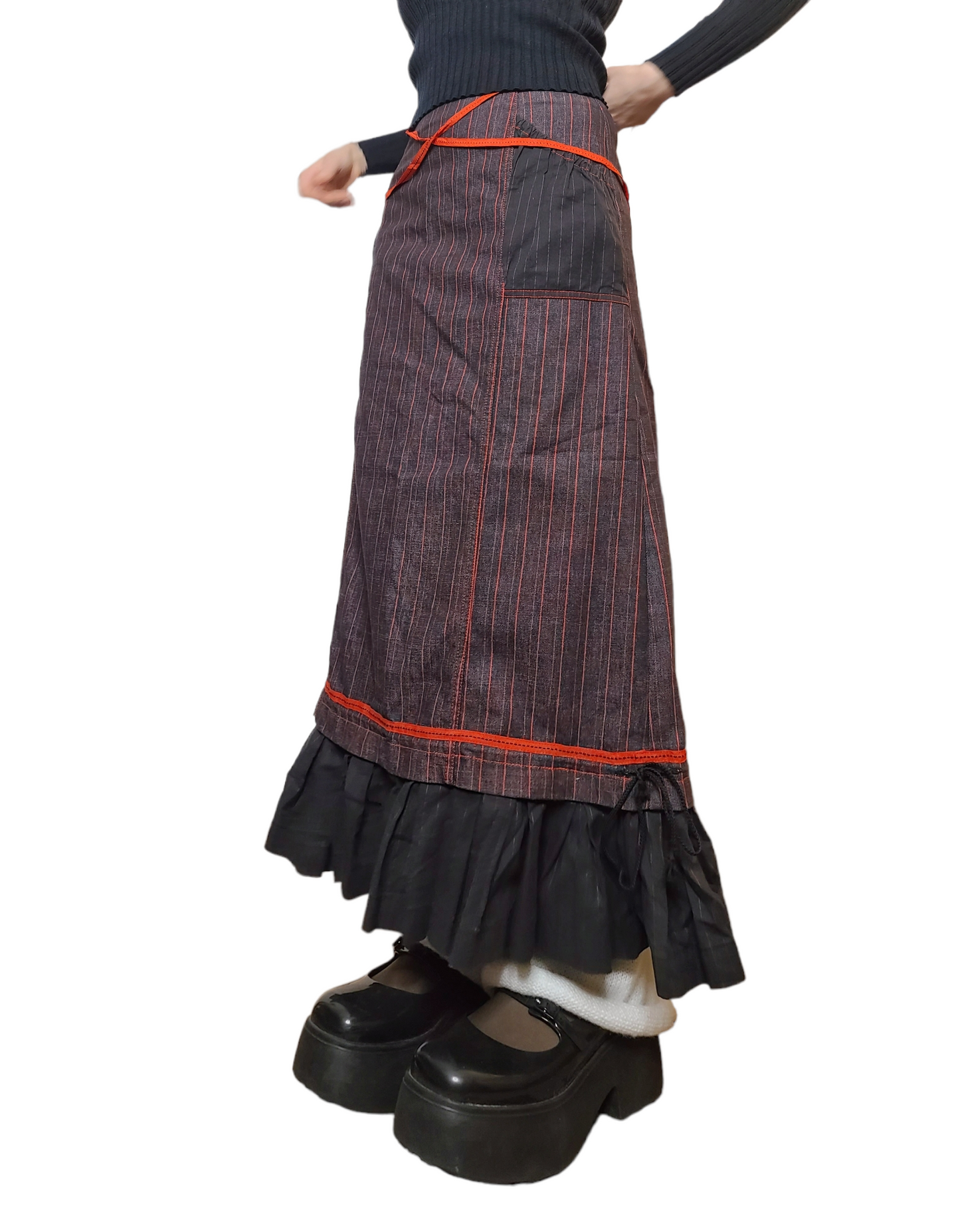 Maxi skirt gorpcore y2k fairygrunge vintage 