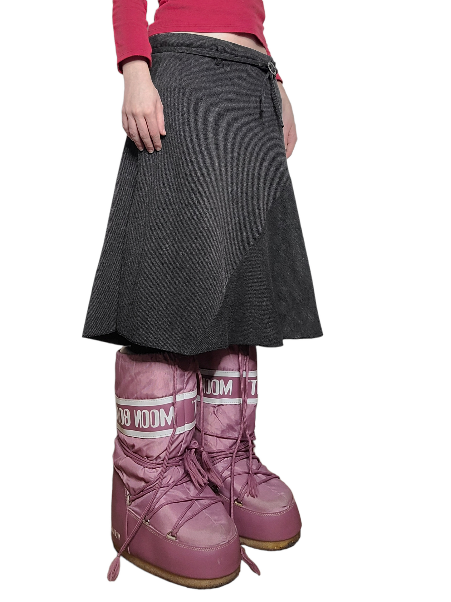 Y2k downtown asymetric skirt