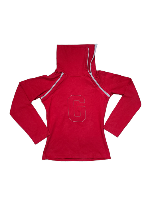 Y2k vintage blokette sportwear techwear top