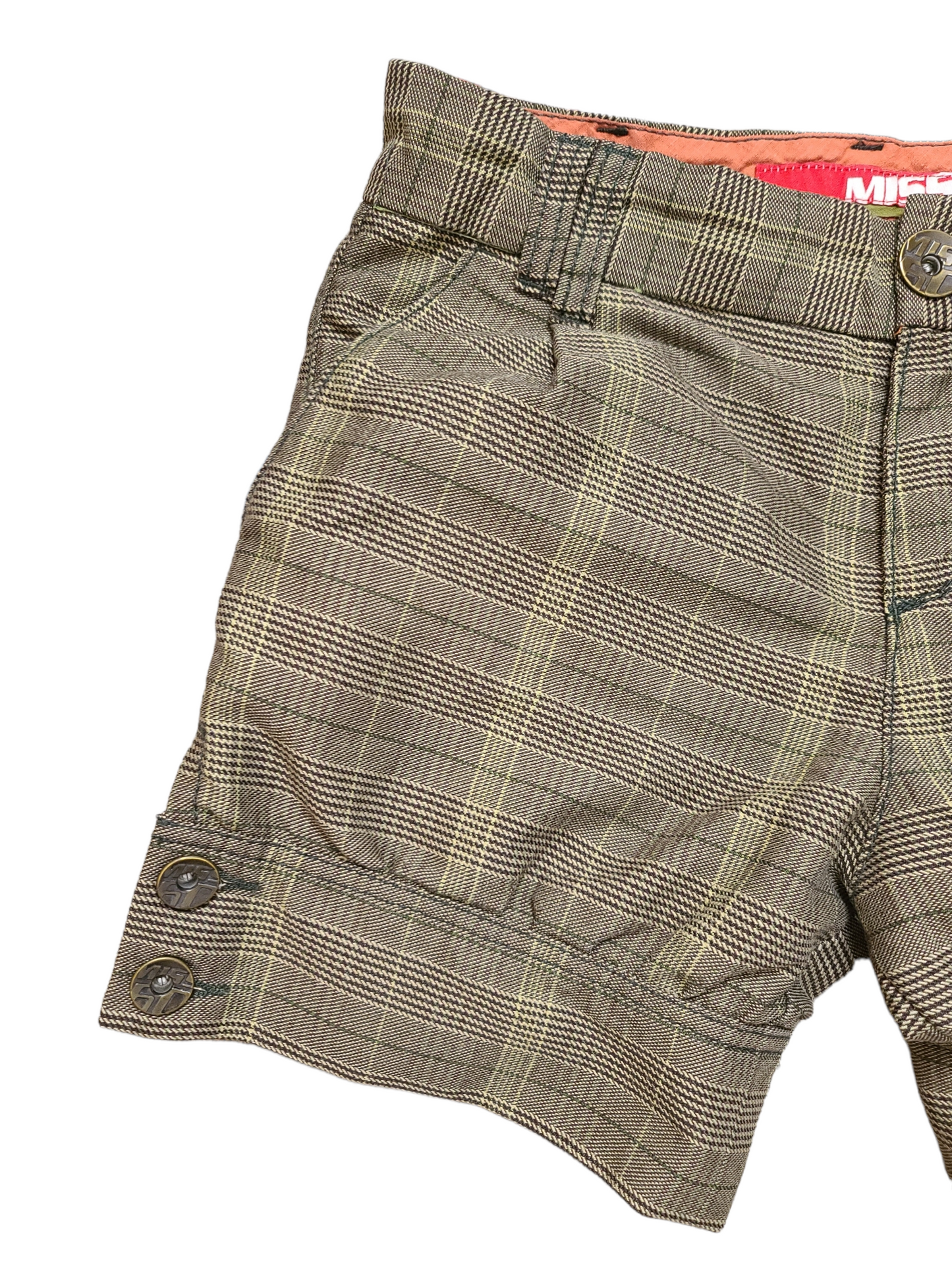 Y2k Miss Sixty plaid short