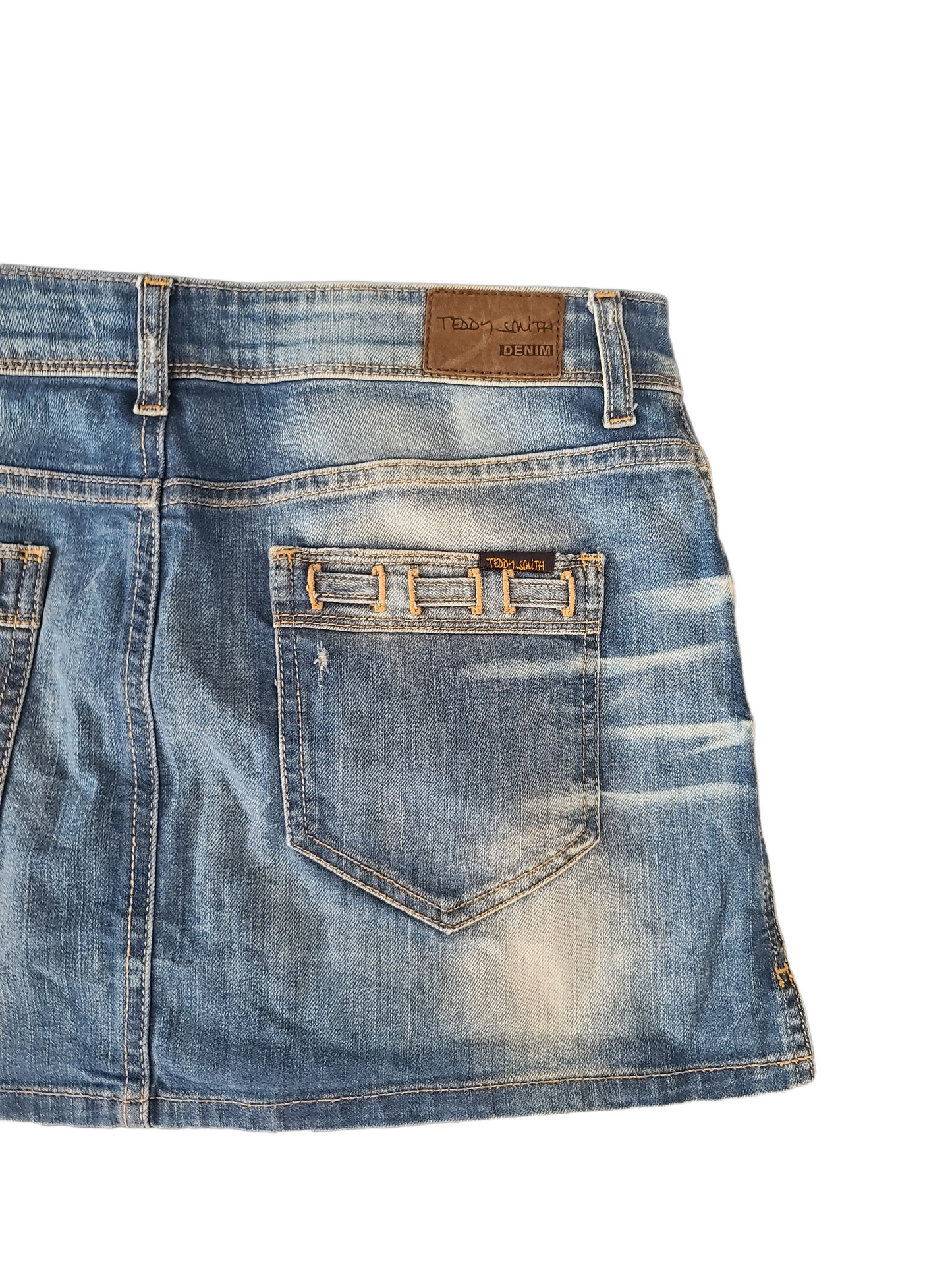 Vintage y2k denim mini skirt