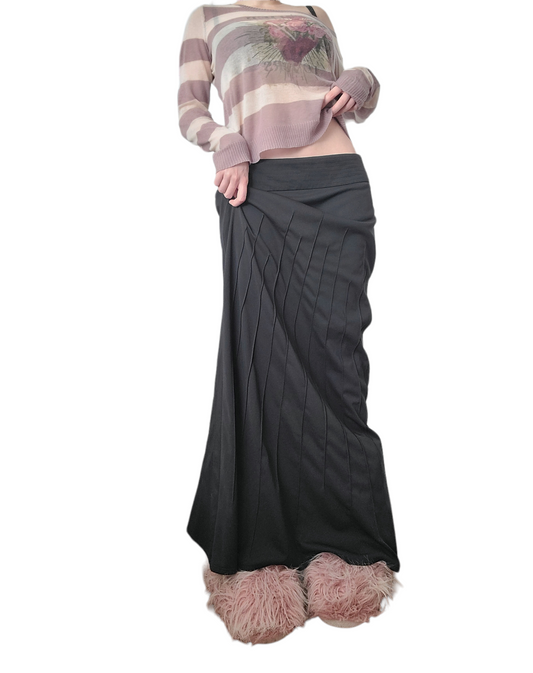 Y2k vintage maxi skirt