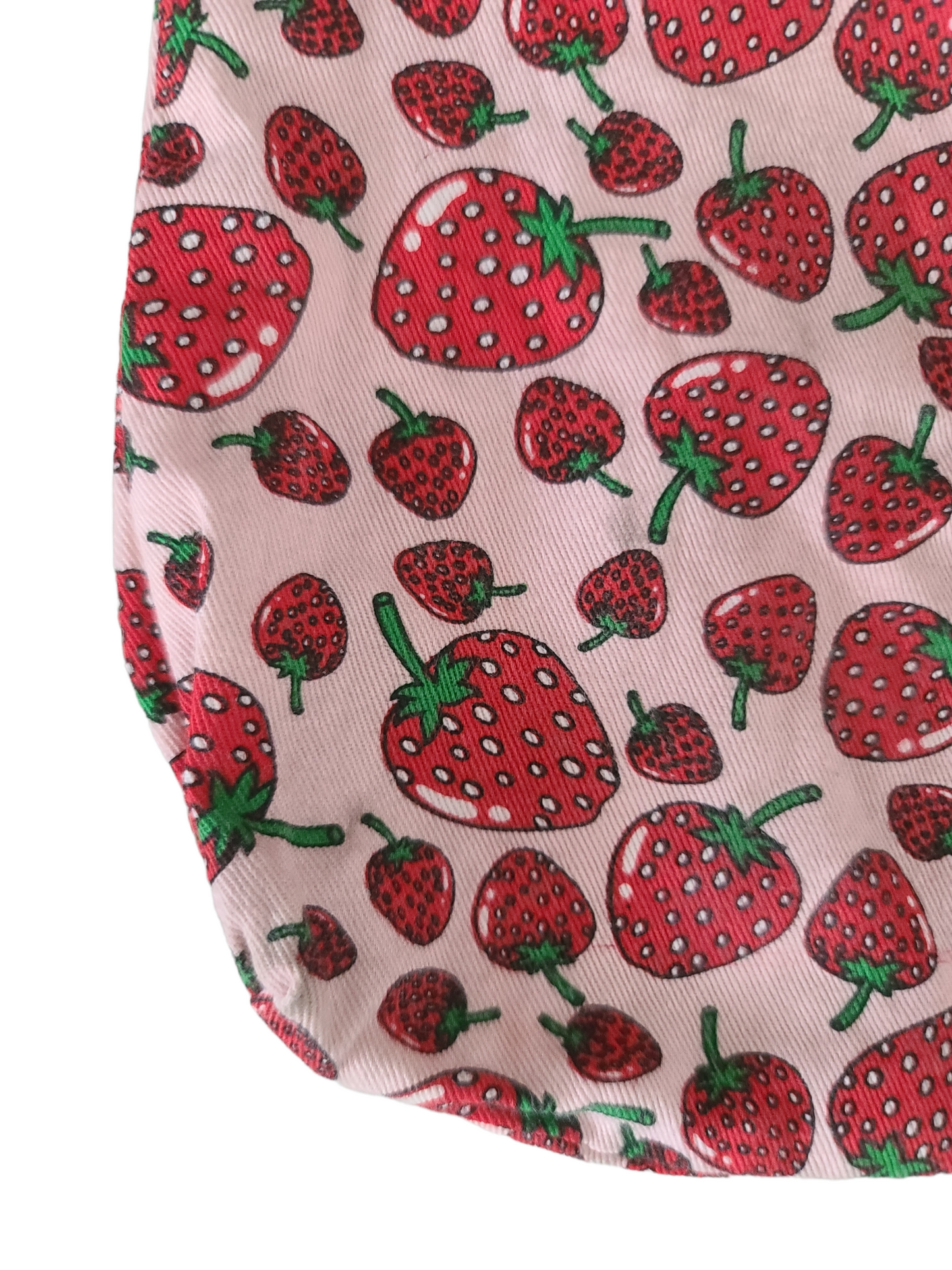 90s strawberry printed mini bag