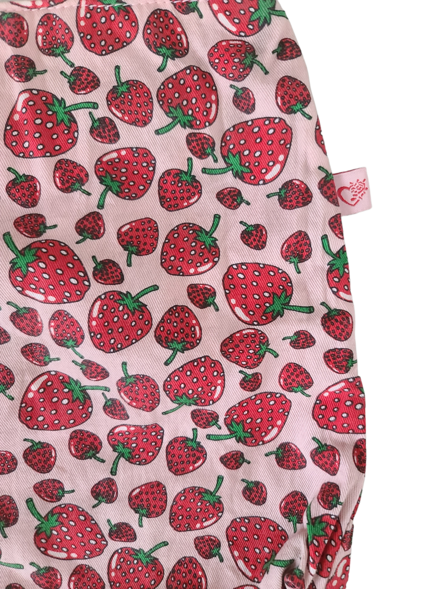 90s strawberry printed mini bag