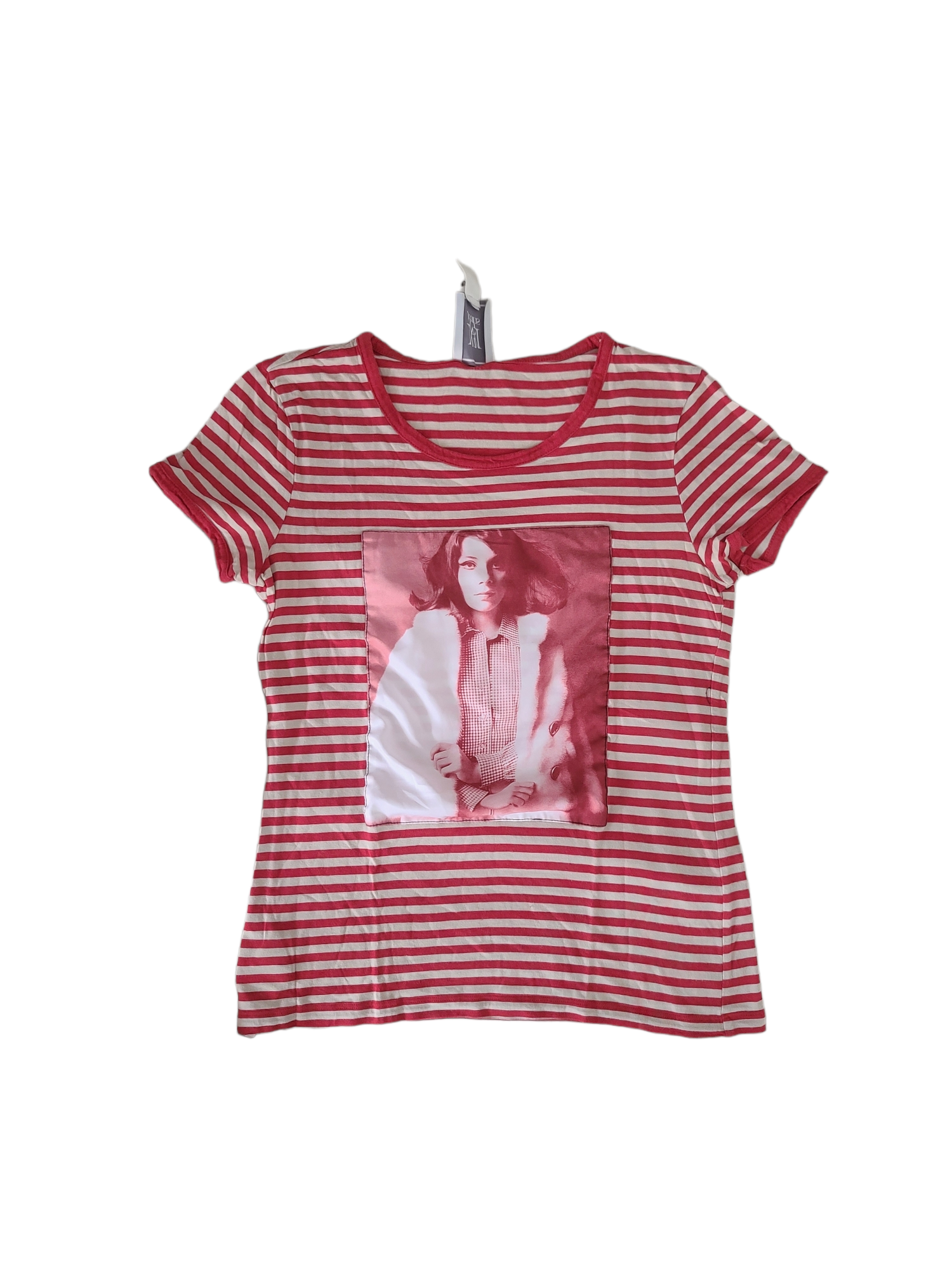 Cybery2k vintage archive stripes grunge red top