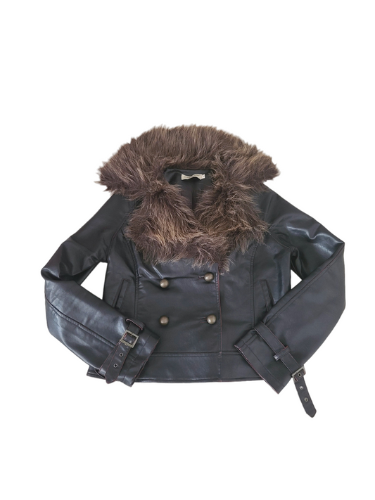 Y2k preppy black jacket