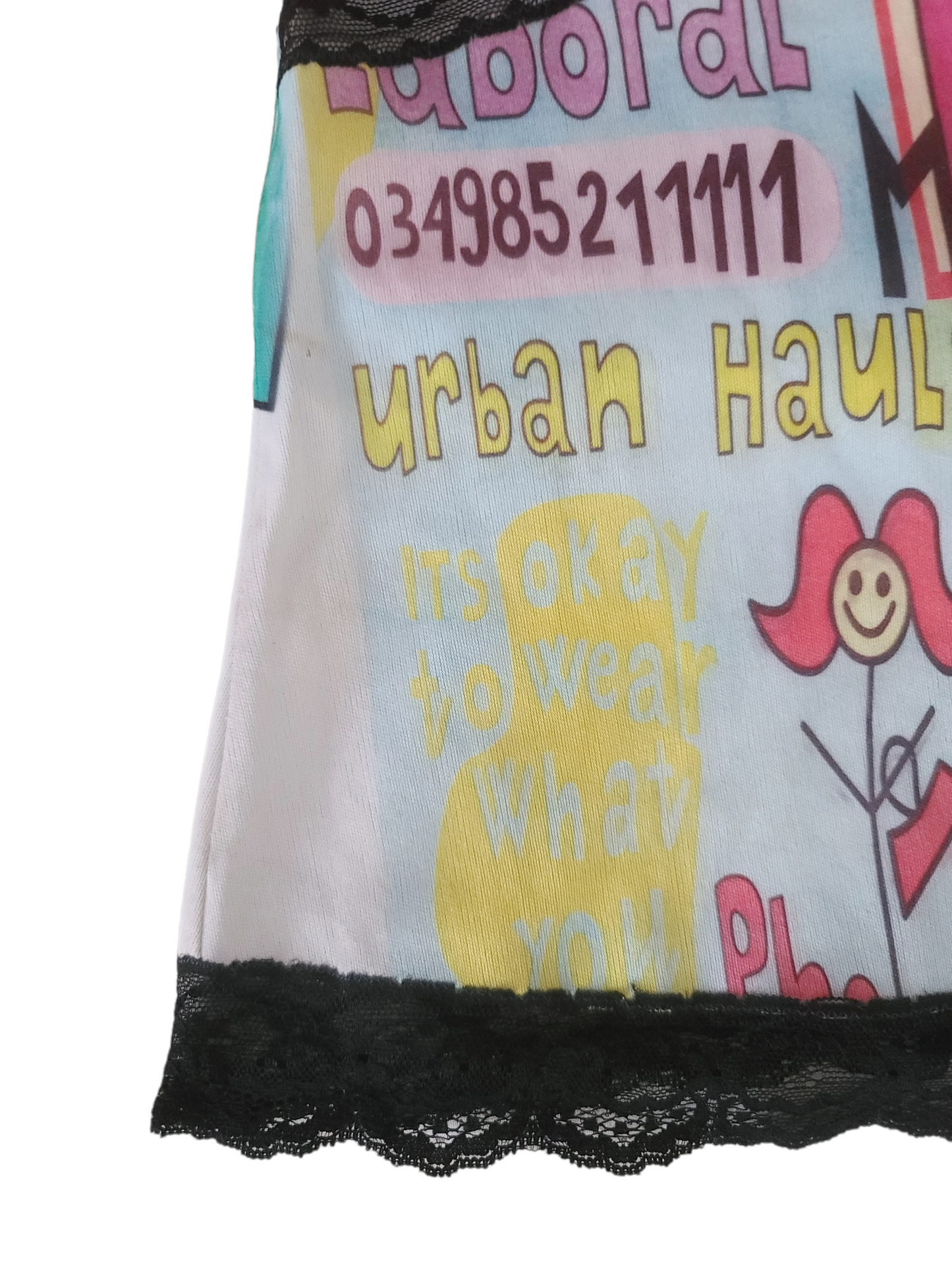 Harajuku cybery2k maximalist top