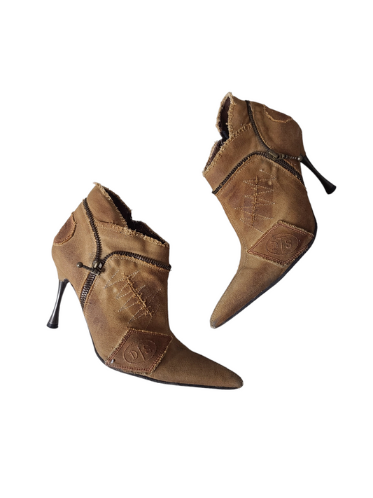 El dantes y2k grunge destroy heels shoes vintage archive 