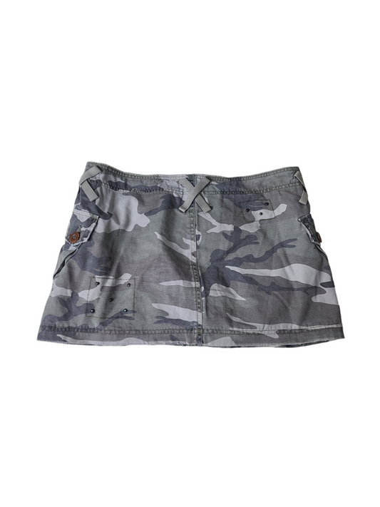 Harajuku y2k military skirt