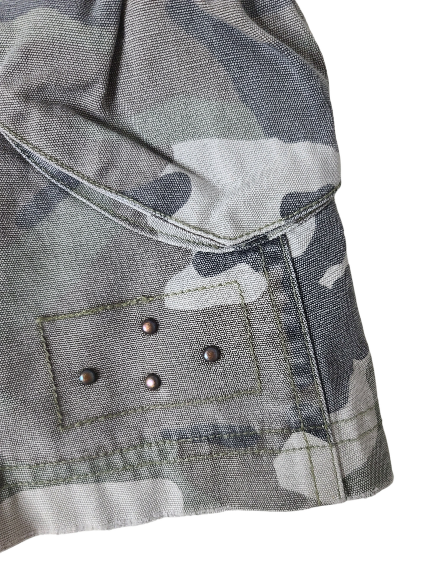 Harajuku y2k military skirt