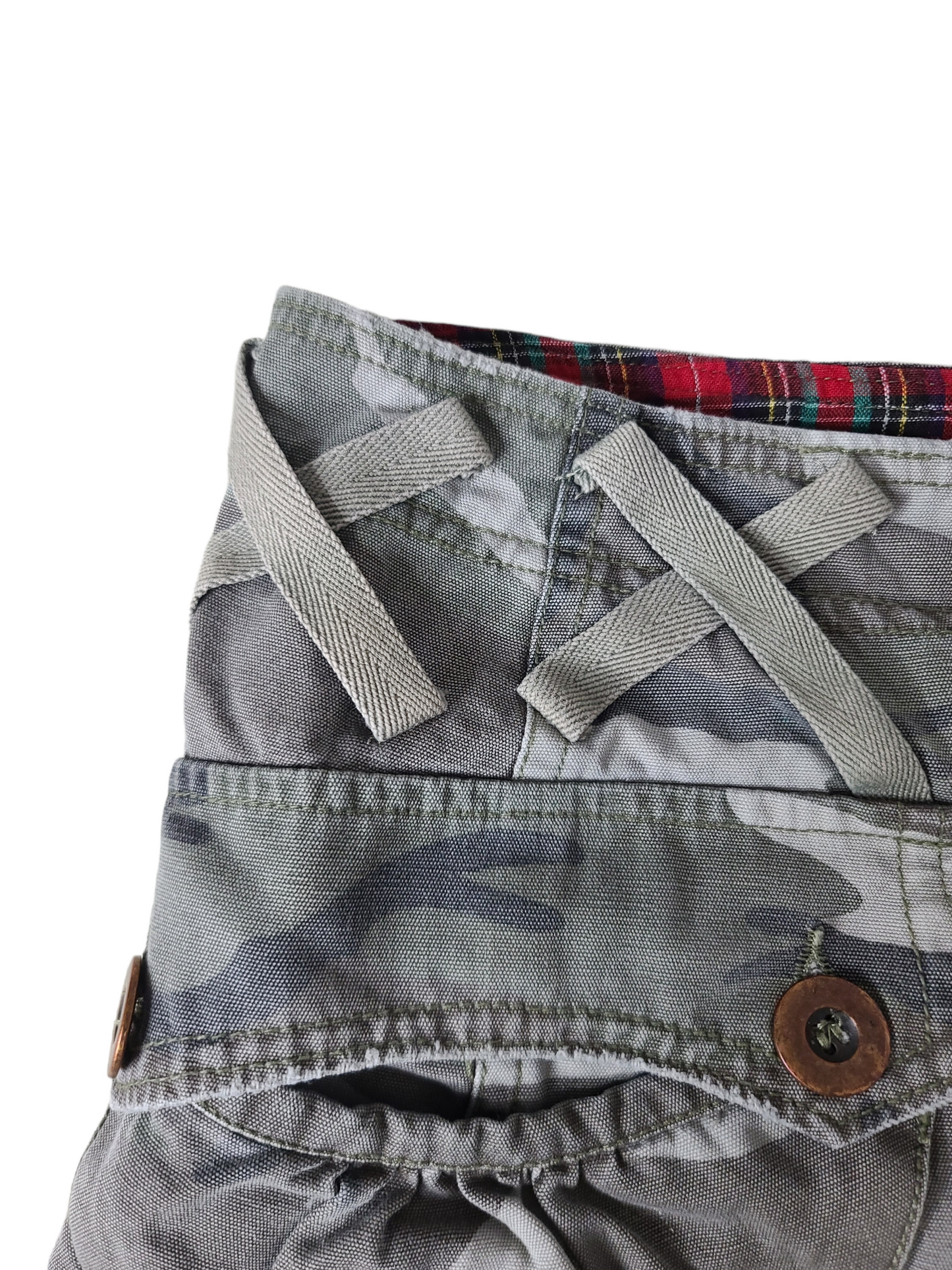 Harajuku y2k military skirt