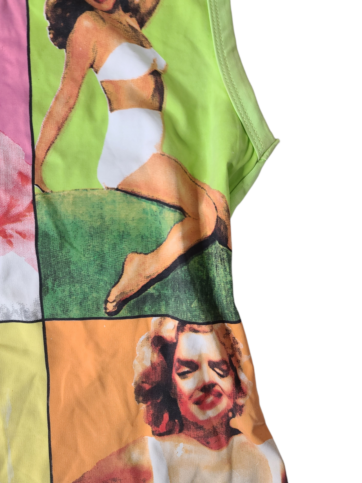 Y2k printed Marilyn Monroe top