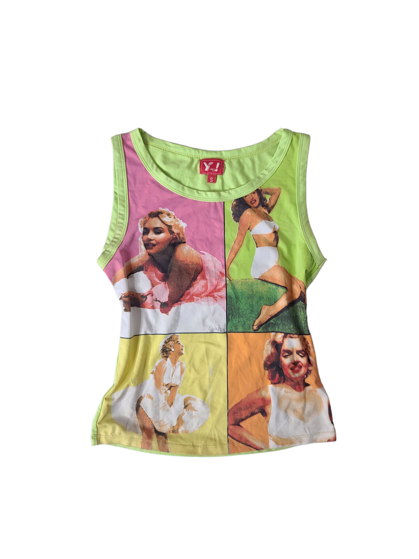 Printed y2k maximalist Marilyn Monroe maximalist 