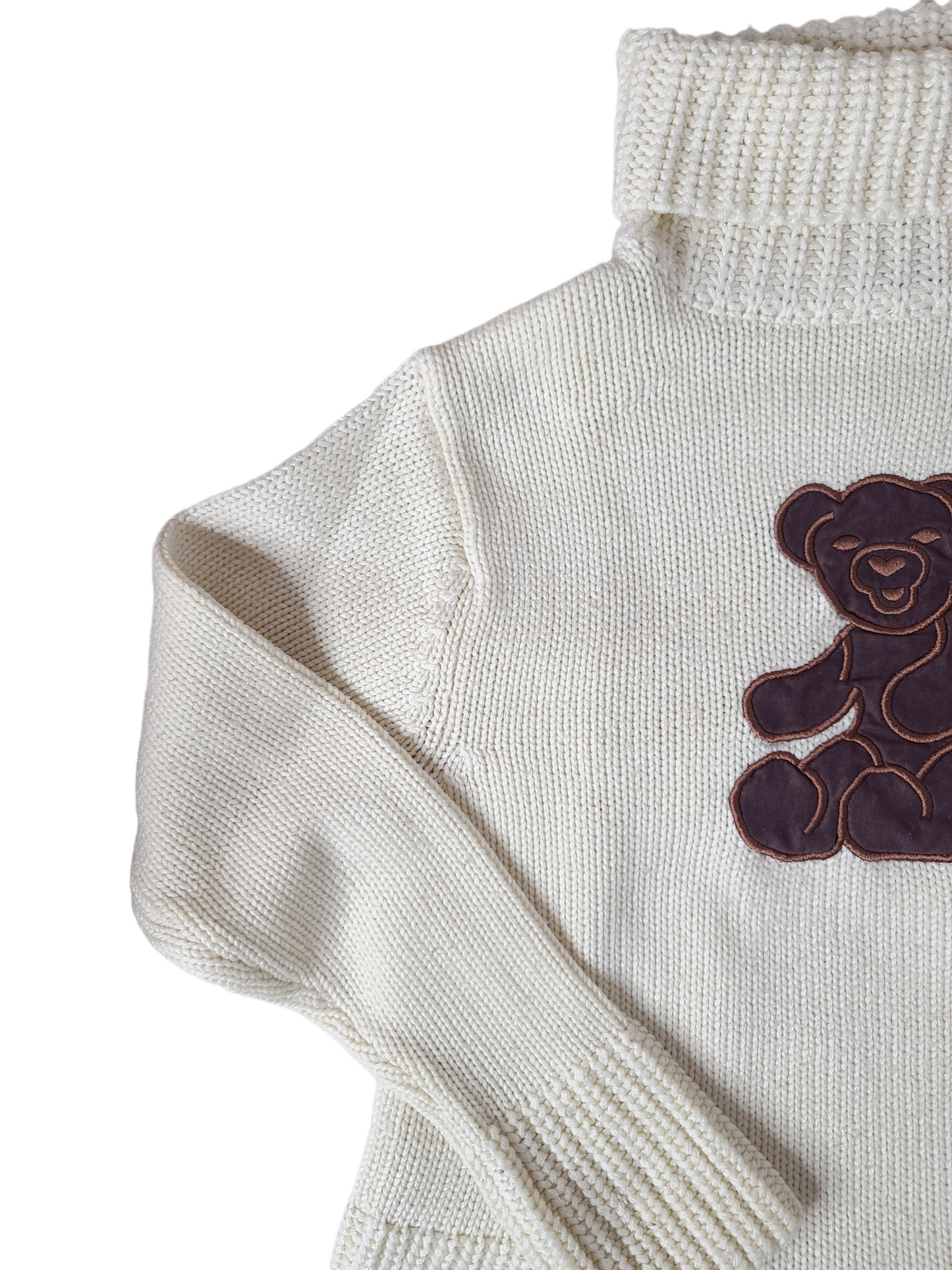 Y2k acubi bear sweater