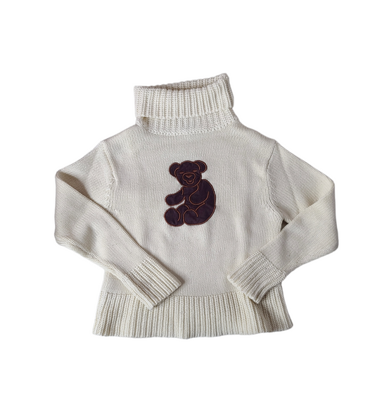 Acubi sweater vintage y2k 90s cute bear kawaii