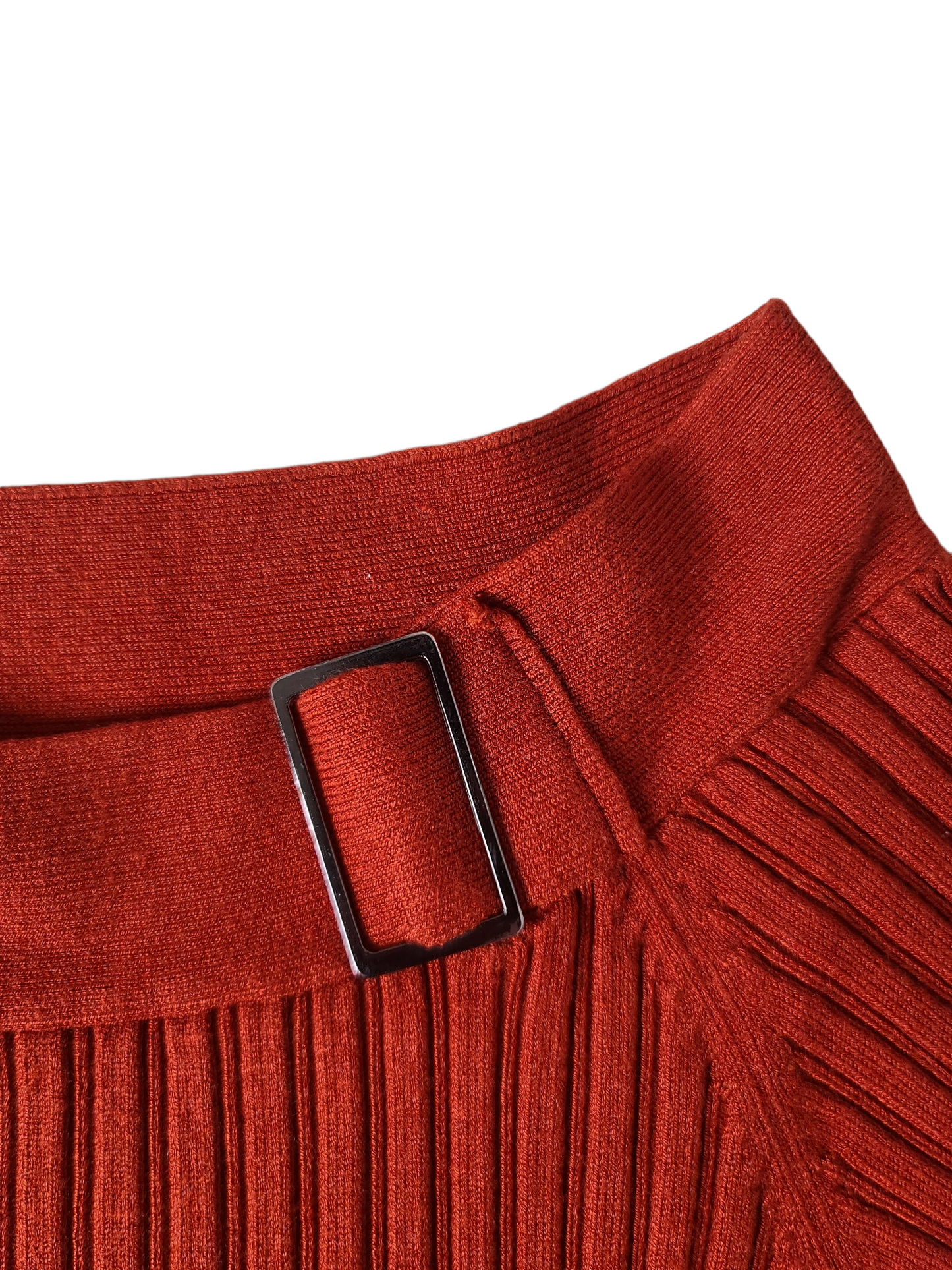 Y2k red off-shoulder sweater