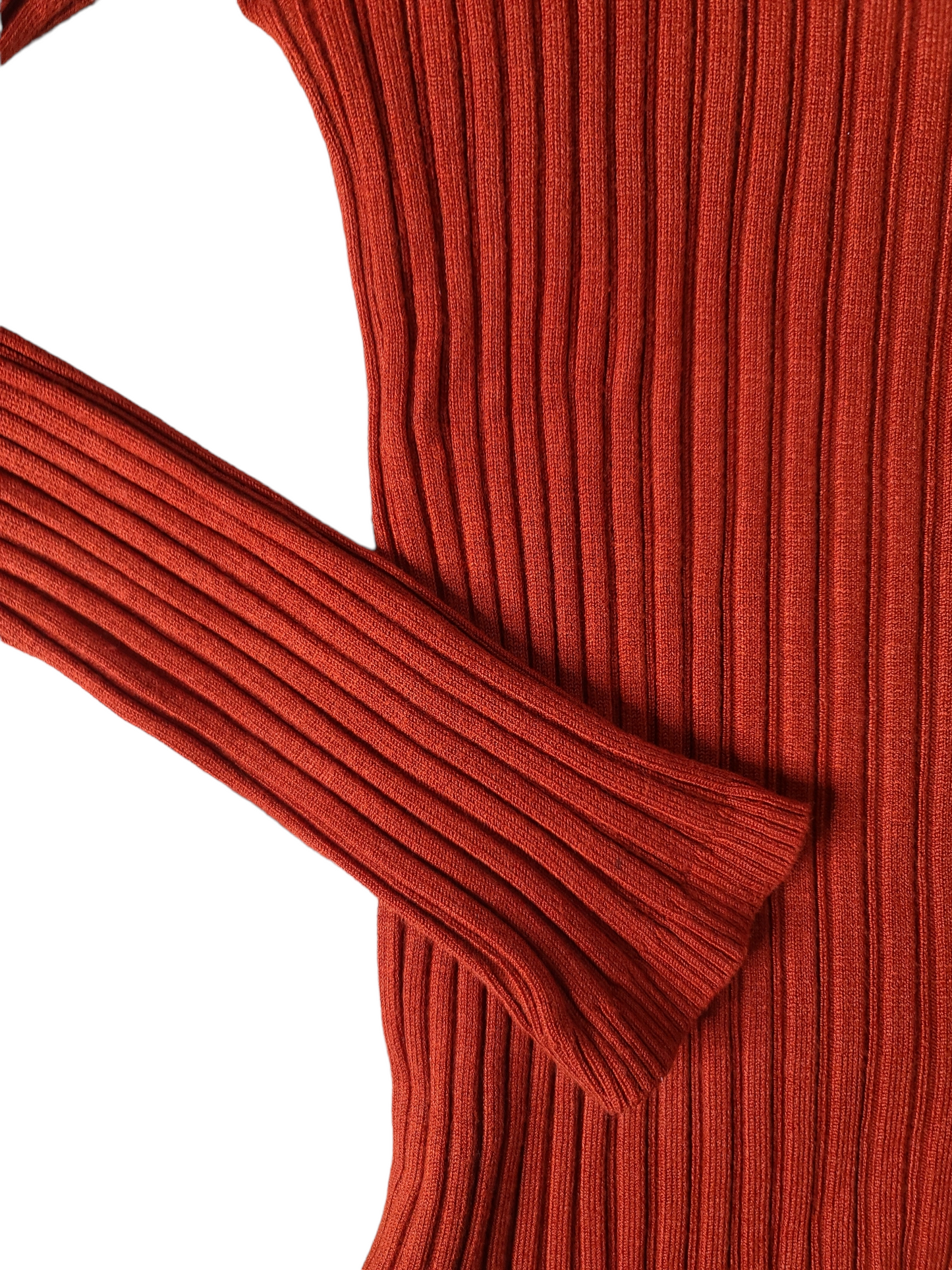 Y2k red off-shoulder sweater