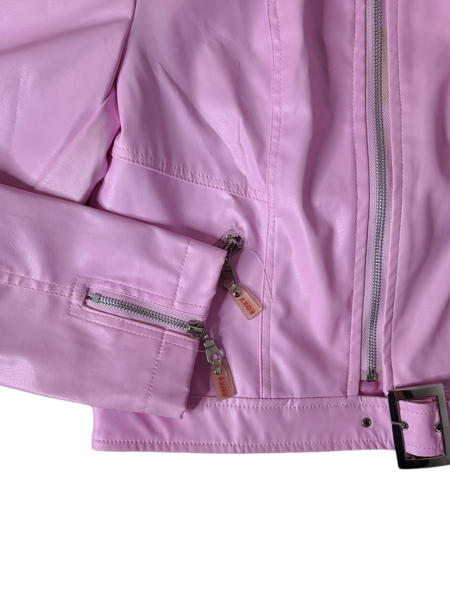 Pink biker jacket y2k