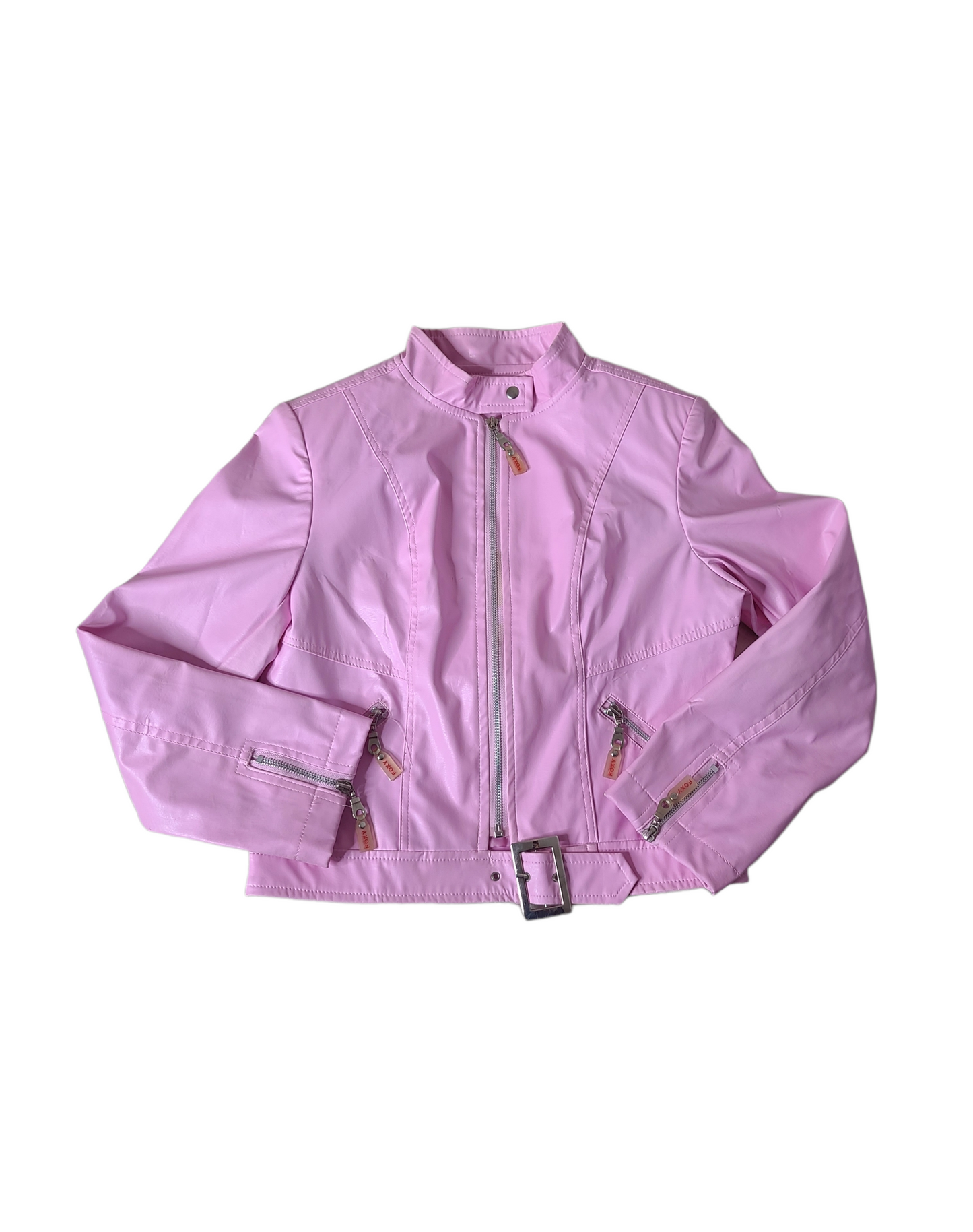 Pink biker jacket y2k