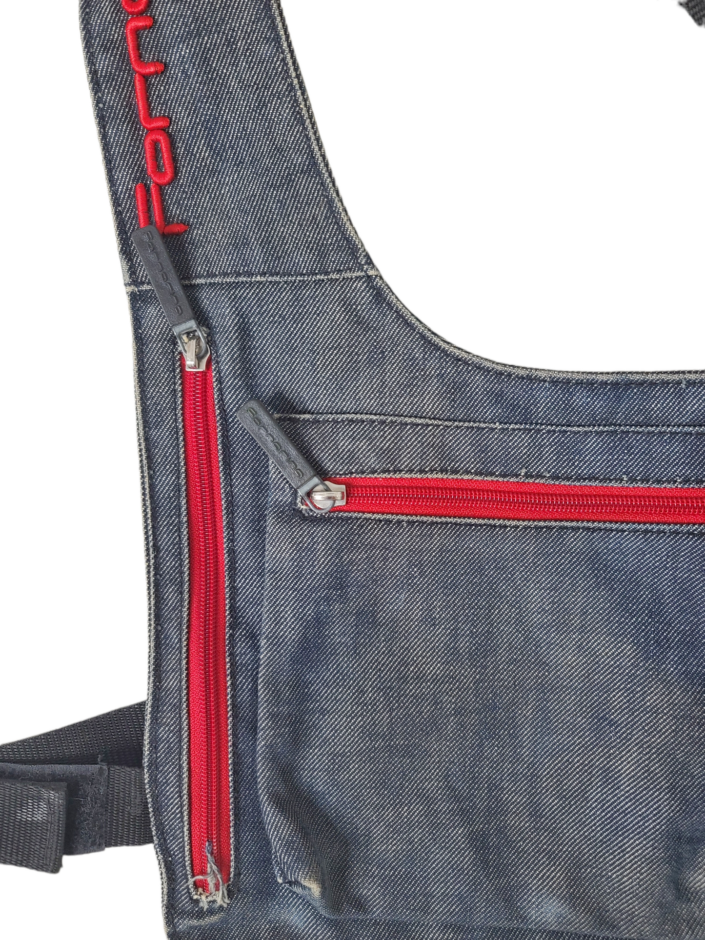 90s gorpcore denim bag