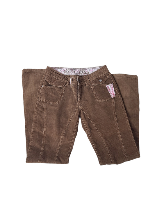 90s grunge ribbed pants