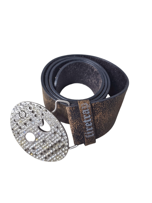 90s biker rhinestone belt