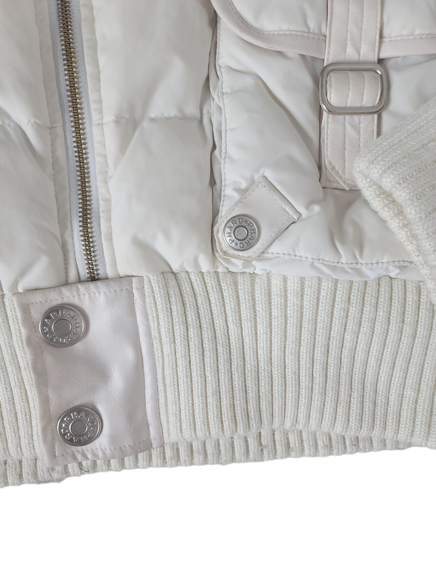 Vintage y2k white puffer jacket