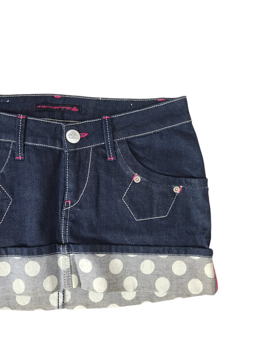 Y2k kawaii denim mini skirt
