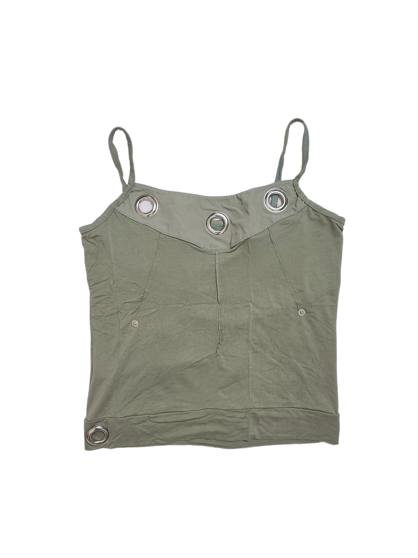 90s dystopian khaki top