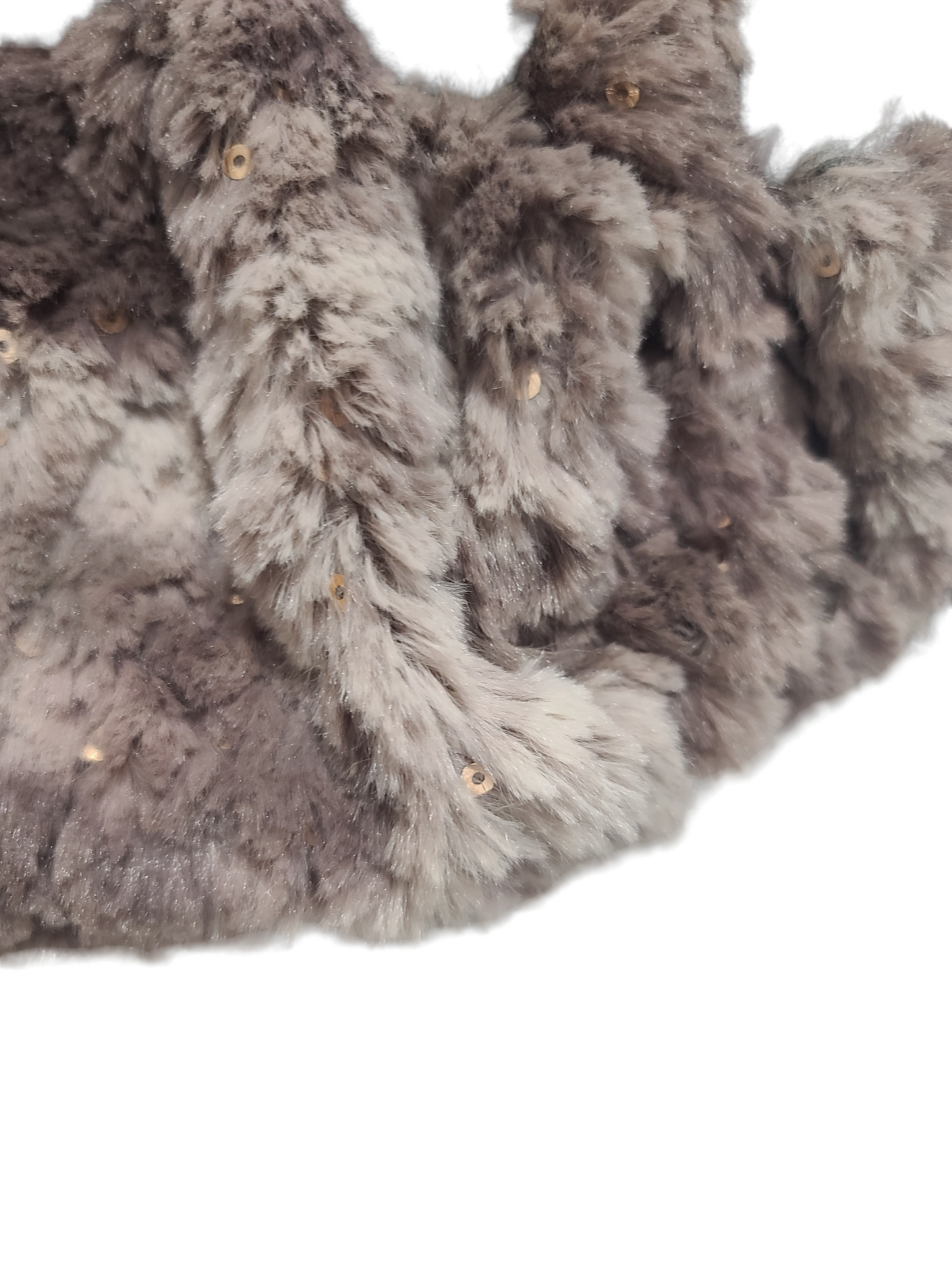Y2k fake fur mcbling bag