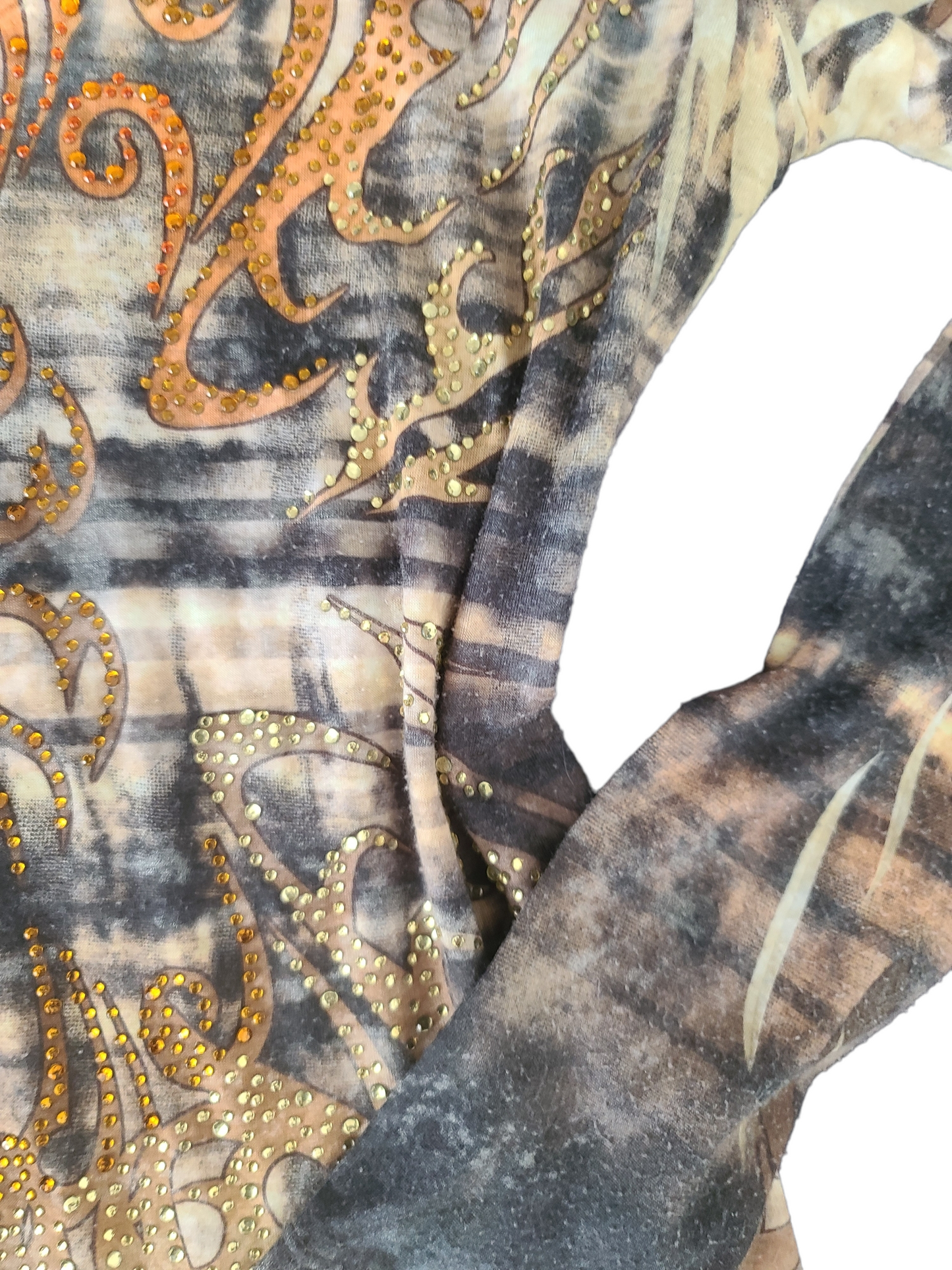 Cybergrunge printed top