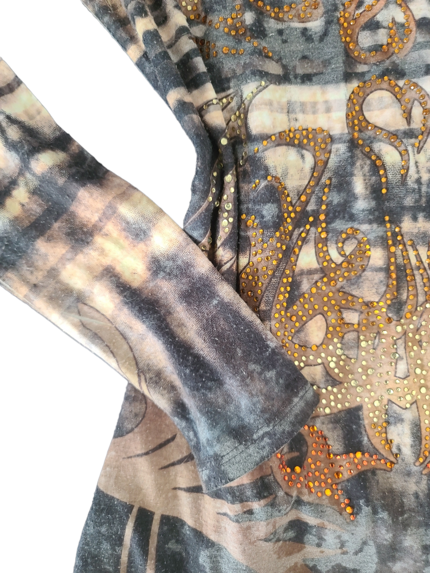 Cybergrunge printed top