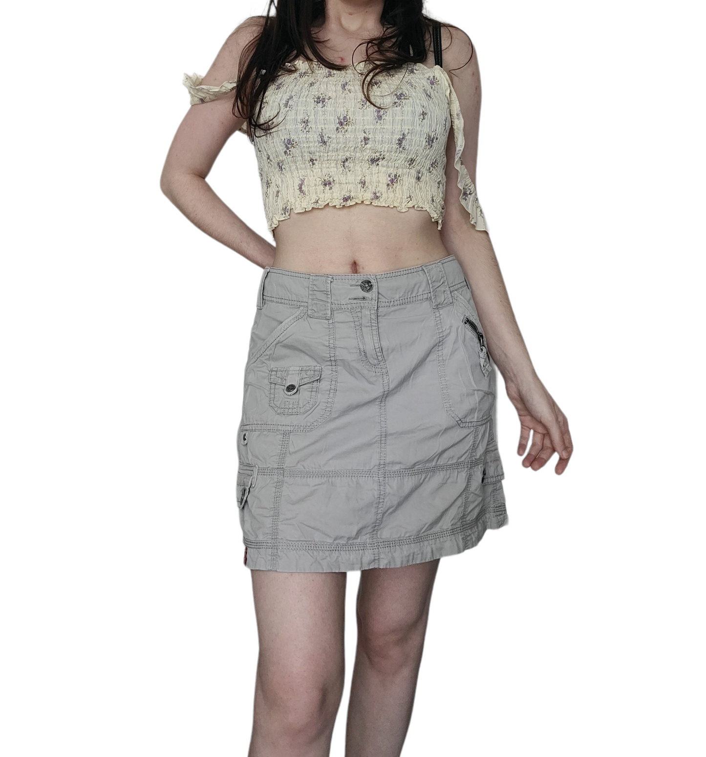 Cargo 90s mini skirt